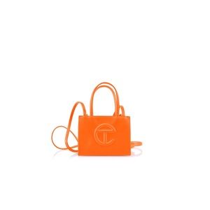 Telfar Small Orange Shopping Bag
